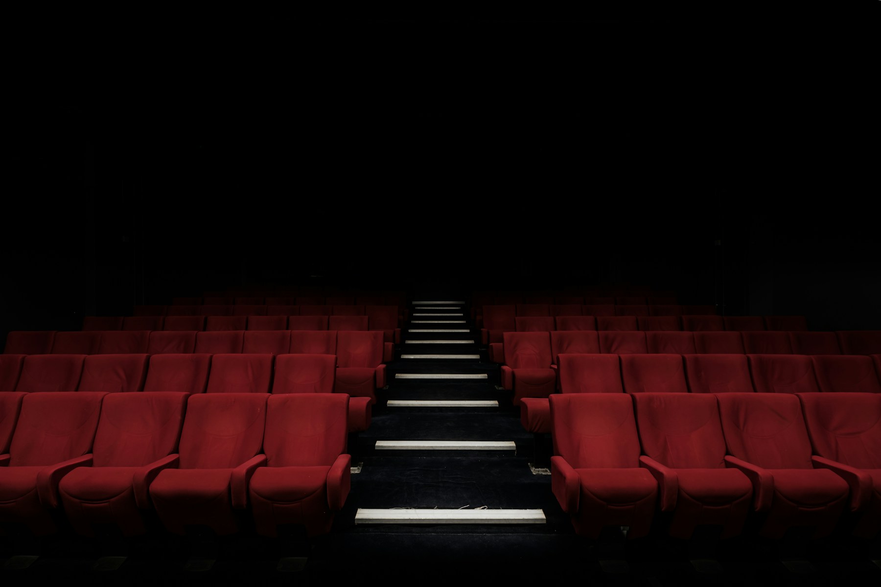 Red cinema seats